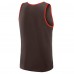 Cleveland Browns Logo Athletic Brown Unmatched Success Tank Top