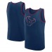 Houston Texans Logo Athletic Navy Unmatched Success Tank Top