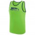 Seattle Seahawks Logo Athletic Neon Green Unmatched Success Tank Top