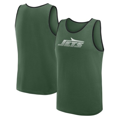New York Jets Logo Athletic Green Unmatched Success Tank Top