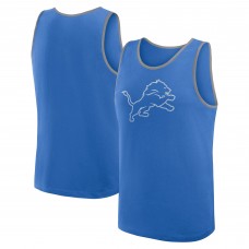 Detroit Lions Logo Athletic Blue Unmatched Success Tank Top