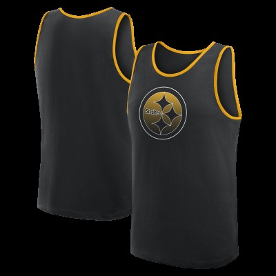 Pittsburgh Steelers Logo Athletic Black Unmatched Success Tank Top