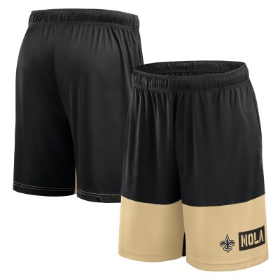 Шорты New Orleans Saints Logo Athletic Black Best of the Best