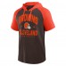 Футболка с капюшоном Cleveland Browns Logo Athletic Brown Prime