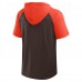 Футболка с капюшоном Cleveland Browns Logo Athletic Brown Prime