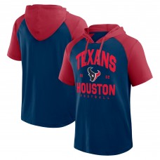 Футболка с капюшоном Houston Texans Logo Athletic Navy Prime Футболка с капюшоном Houston Texans Logo Athletic Navy Prime