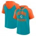 Толстовка Футболка Miami Dolphins Logo Athletic Aqua Prime