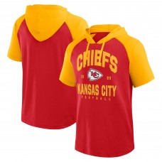 Kansas City Chiefs Logo Athletic Red Prime Hoodie T-Shirt