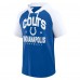 Indianapolis Colts Logo Athletic Royal Prime Hoodie T-Shirt