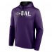 Толстовка Baltimore Ravens Logo Athletic Purple Head Start