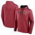 Arizona Cardinals Logo Athletic Cardinal Head Start Pullover Hoodie
