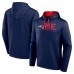 New England Patriots Logo Athletic Navy Head Start Pullover Hoodie