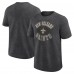 Футболка New Orleans Saints Logo Athletic Heather Charcoal Success