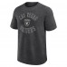 Las Vegas Raiders Logo Athletic Heather Charcoal Success T-Shirt