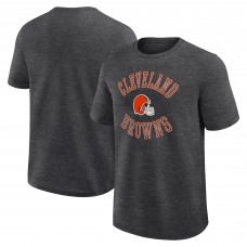 Футболка Cleveland Browns Logo Athletic Heather Charcoal Success