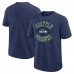 Seattle Seahawks Logo Athletic College Navy Success T-Shirt