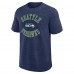 Seattle Seahawks Logo Athletic College Navy Success T-Shirt