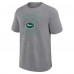 New York Jets Logo Athletic Heather Gray Success T-Shirt