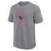 Arizona Cardinals Logo Athletic Heather Gray Success T-Shirt