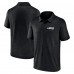 Detroit Lions Logo Athletic Black Unstoppable Polo