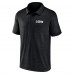 Detroit Lions Logo Athletic Black Unstoppable Polo