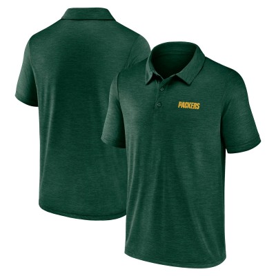 Green Bay Packers Logo Athletic Green Unstoppable Polo