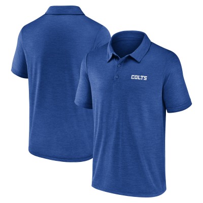 Indianapolis Colts Logo Athletic Royal Unstoppable Polo