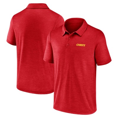 Kansas City Chiefs Logo Athletic Red Unstoppable Polo