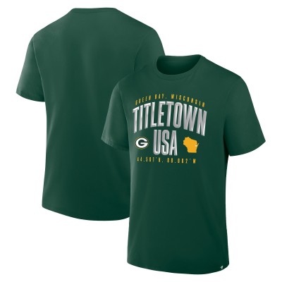 Футболка Green Bay Packers Fanatics Green Hometown True Favorite