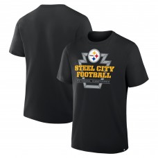 Футболка Pittsburgh Steelers Fanatics Black Hometown True Favorite