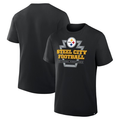 Футболка Pittsburgh Steelers Fanatics Black Hometown True Favorite