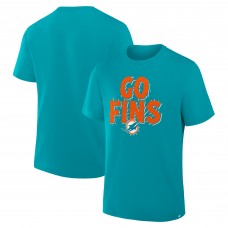 Miami Dolphins Fanatics Aqua Hometown True Favorite T-Shirt Miami Dolphins Fanatics Aqua Hometown True Favorite T-Shirt