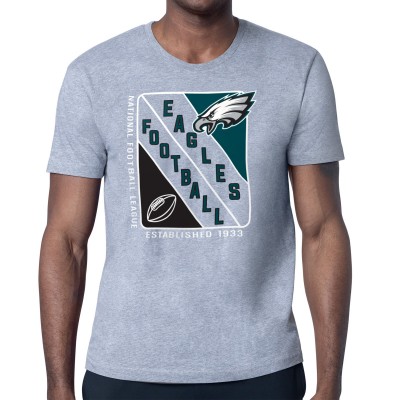 Футболка Philadelphia Eagles Starter Shield Logo - Heather Gray