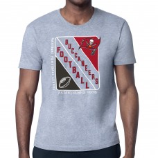 Футболка Tampa Bay Buccaneers Starter Shield Logo - Heather Gray