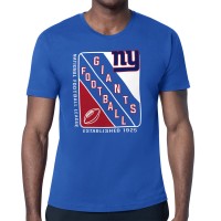 New York Giants Starter Royal Shield Logo T-Shirt