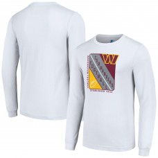 Футболка с длинным рукавом Washington Commanders Starter Shield Logo - White