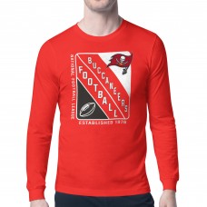 Футболка с длинным рукавом Tampa Bay Buccaneers Starter Shield Logo - Red