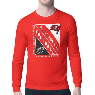Футболка с длинным рукавом Tampa Bay Buccaneers Starter Shield Logo - Red