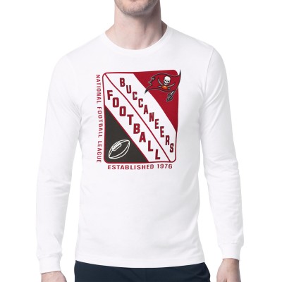 Футболка с длинным рукавом Tampa Bay Buccaneers Starter Shield Logo - White