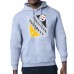 Pittsburgh Steelers Starter Heather Gray Shield Logo Pullover Hoodie