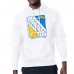 Los Angeles Chargers Starter White Shield Logo Pullover Hoodie