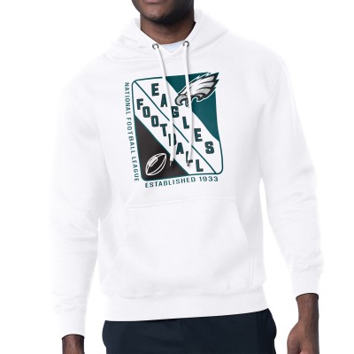 Толстовка Philadelphia Eagles Starter Shield Logo - White