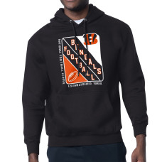 Толстовка Cincinnati Bengals Starter Black Shield Logo Толстовка Cincinnati Bengals Starter Black Shield Logo