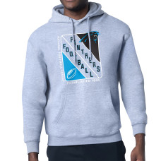 Толстовка Carolina Panthers Starter Heather Gray Shield Logo Толстовка Carolina Panthers Starter Heather Gray Shield Logo