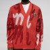 Unisex Atlanta Falcons x Mifland Red Mohair Cardigan