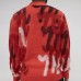 Unisex Atlanta Falcons x Mifland Red Mohair Cardigan