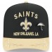Бейсболка New Orleans Saints New Era Black/Gold 2025 NFL Draft On Stage A-Frame 59FIFTY Fitted