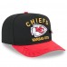 Бейсболка Kansas City Chiefs New Era Black/Red 2025 NFL Draft On Stage A-Frame 59FIFTY