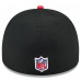 Бейсболка Kansas City Chiefs New Era Black/Red 2025 NFL Draft On Stage A-Frame 59FIFTY