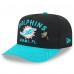 Бейсболка Miami Dolphins New Era Black/Aqua 2025 NFL Draft On Stage A-Frame 59FIFTY Fitted Бейсболка Miami Dolphins New Era Black/Aqua 2025 NFL Draft On Stage A-Frame 59FIFTY Fitted